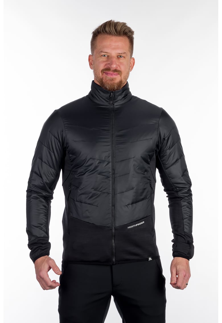 Ветроустойчиво хайкинг яке Hybrid - Черен NORTHFINDER