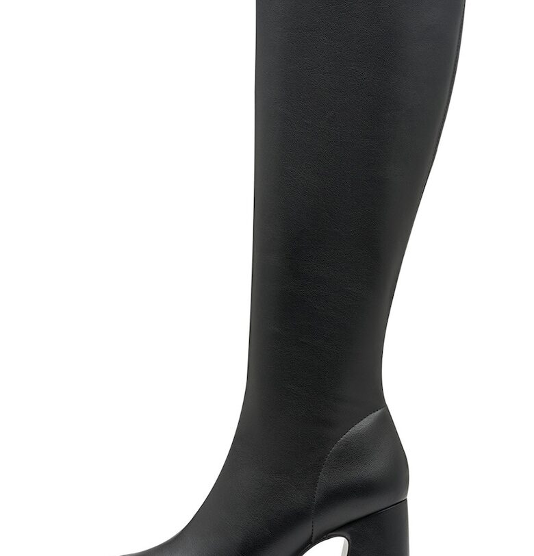 Високи кожени ботуши с висок ток NEWD