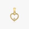 Висулка от злато Open Heart INDIRA