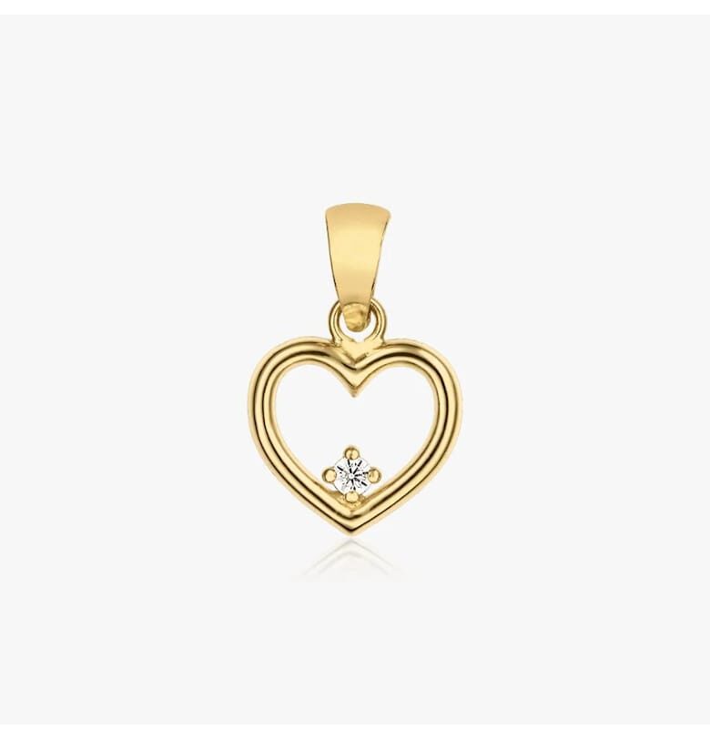 Висулка от злато Open Heart INDIRA