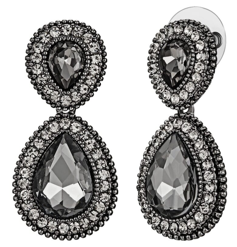 Висящи обеци със стъклени кристали Lulu  Jane