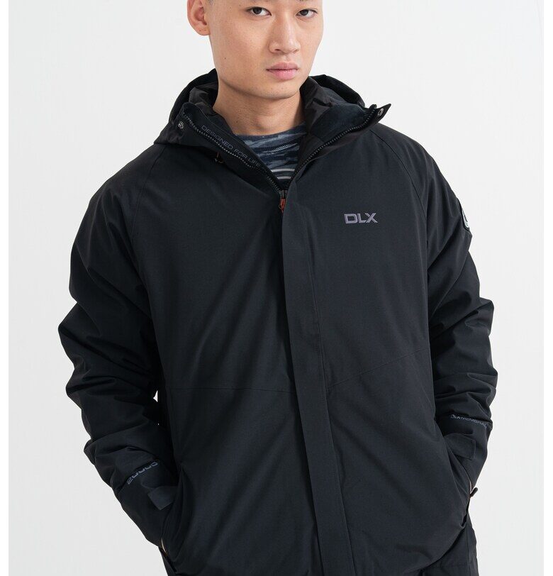 Водоустойчиво трекинг яке Frederic с дизайн 2 в 1 - Черен Trespass