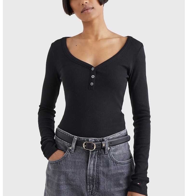 Вталена блуза с модал Tommy Hilfiger