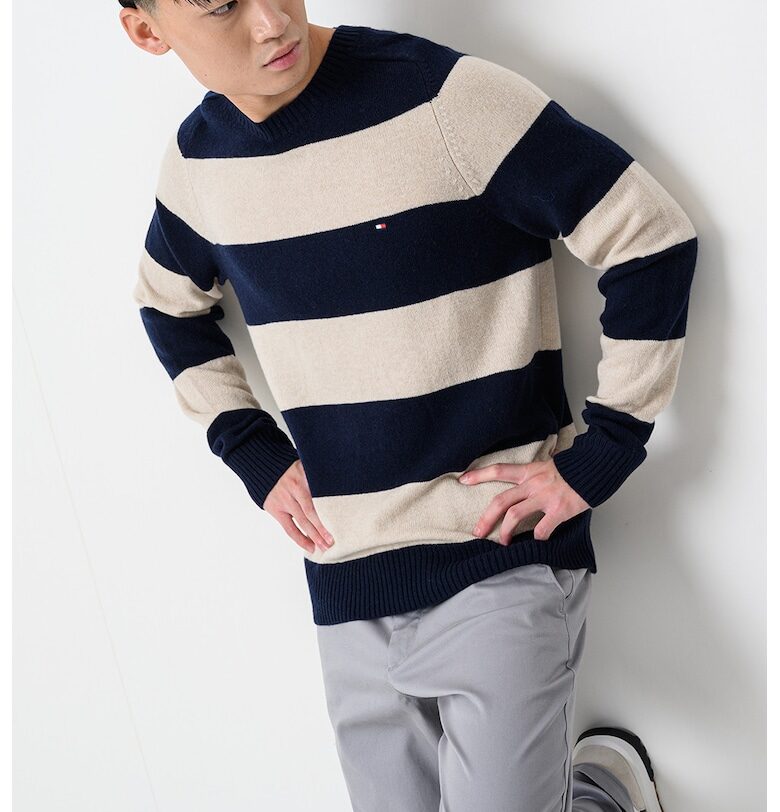 Вълнен пуловер с лого Tommy Hilfiger