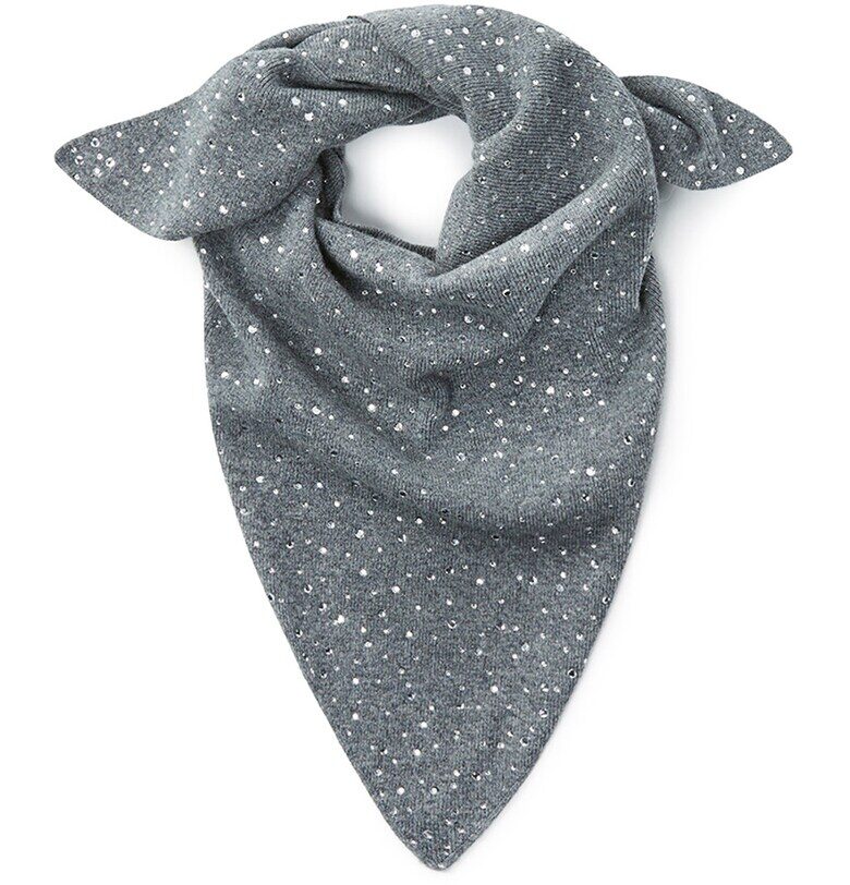 Вълнен шал с декоративни камъни Pinko