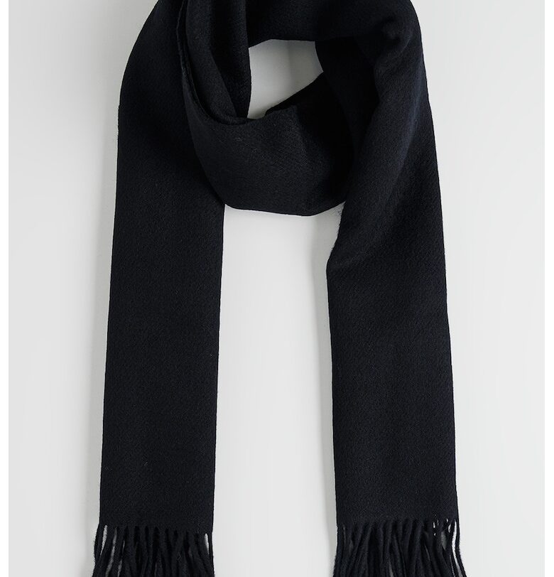 Вълнен шал с ресни CALVIN KLEIN