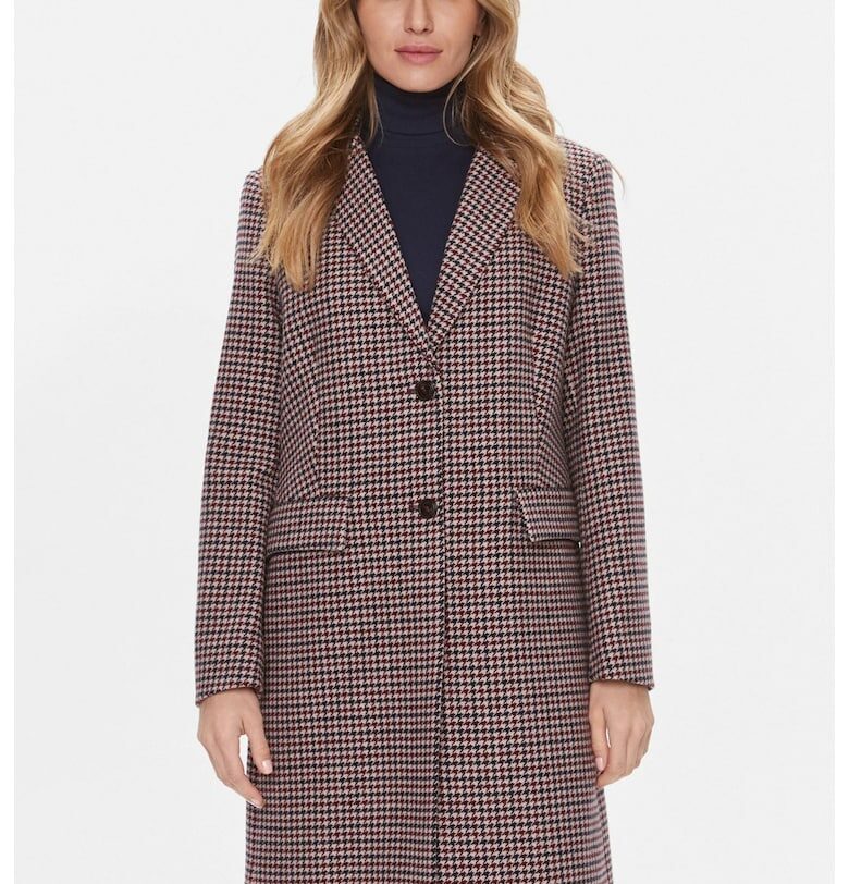 Вълнено палто  WW0WW39765 - - Кафяв Tommy Hilfiger