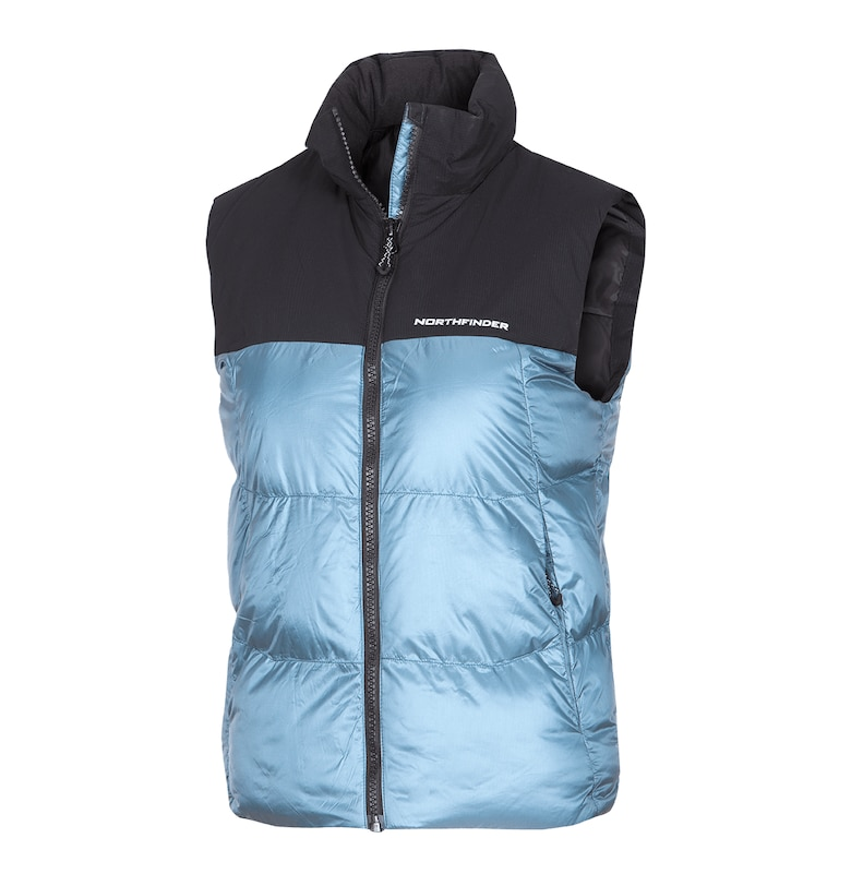 Външна жилетка Vesta Shanna черно-тюркоаз - Черен NORTHFINDER