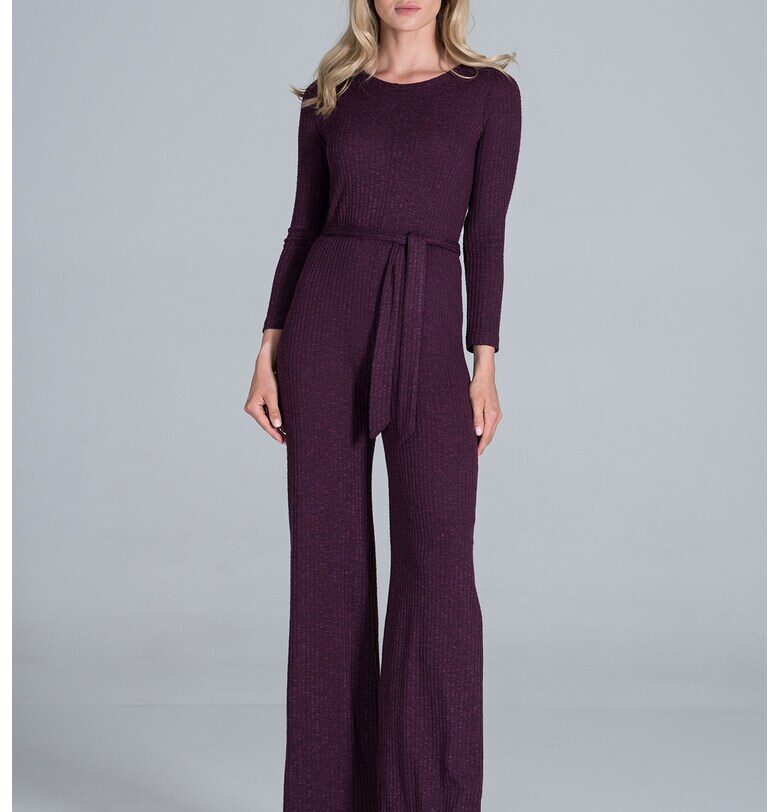 Гащеризон -  плетен - лилав - полиестер - Figl