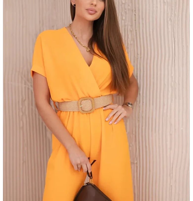 Гащеризон с декоративен колан на талията - Един размер Kesi