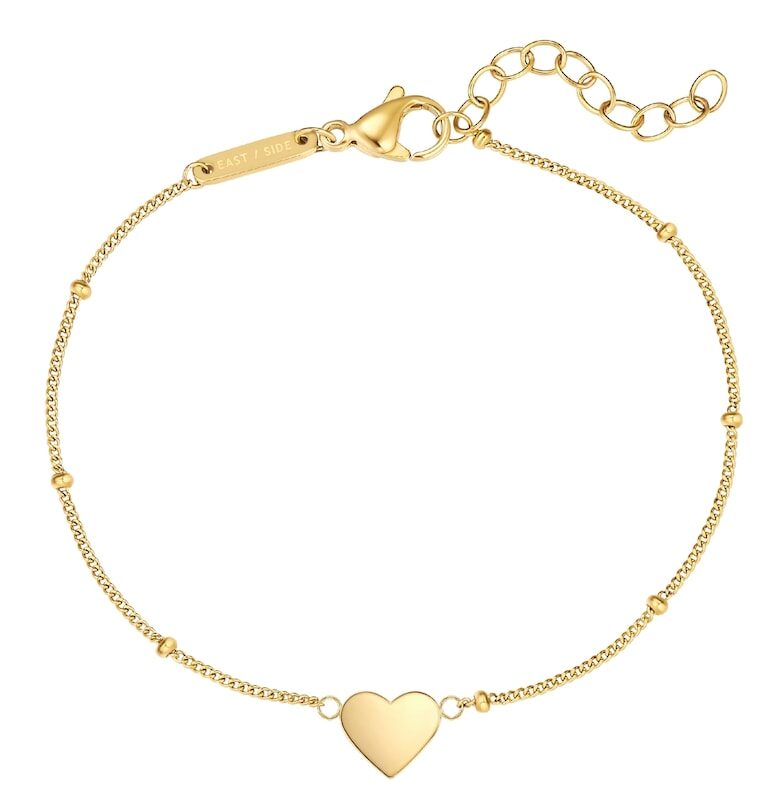 Гривна от неръждаема стомана с 14K злато Eastside