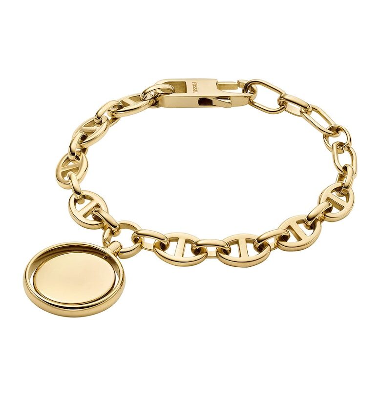 Гривна от неръждаема стомана с висулка Fossil