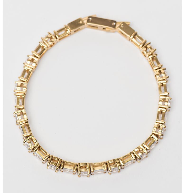 Гривна от неръждаема стомана с кристали Liu Jo