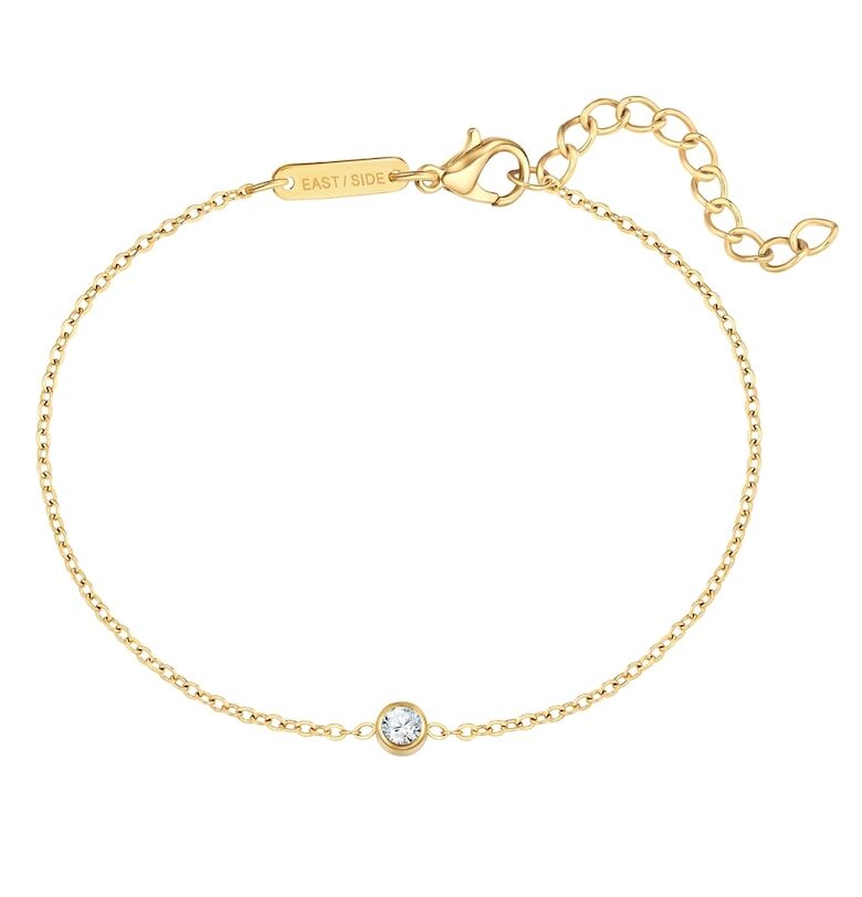 Гривна с 14К злато и циркони Eastside