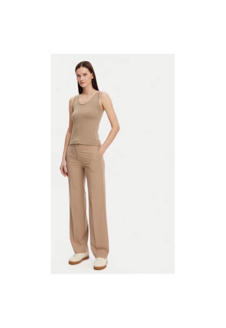 Дамска тениска - Marc O'Polo - 304883446 - Органичен памук - Бежов - Бежов marc o polo