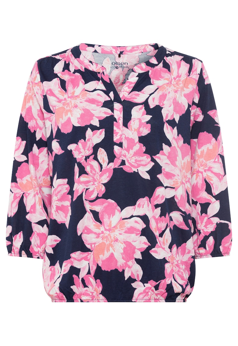 Дамска блуза 11105041 - Памук/Модал - Тъмносиня - Тъмносин Olsen