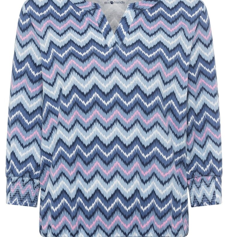 Дамска блуза  11105043 - Памук/Модал - Синя - Син Olsen