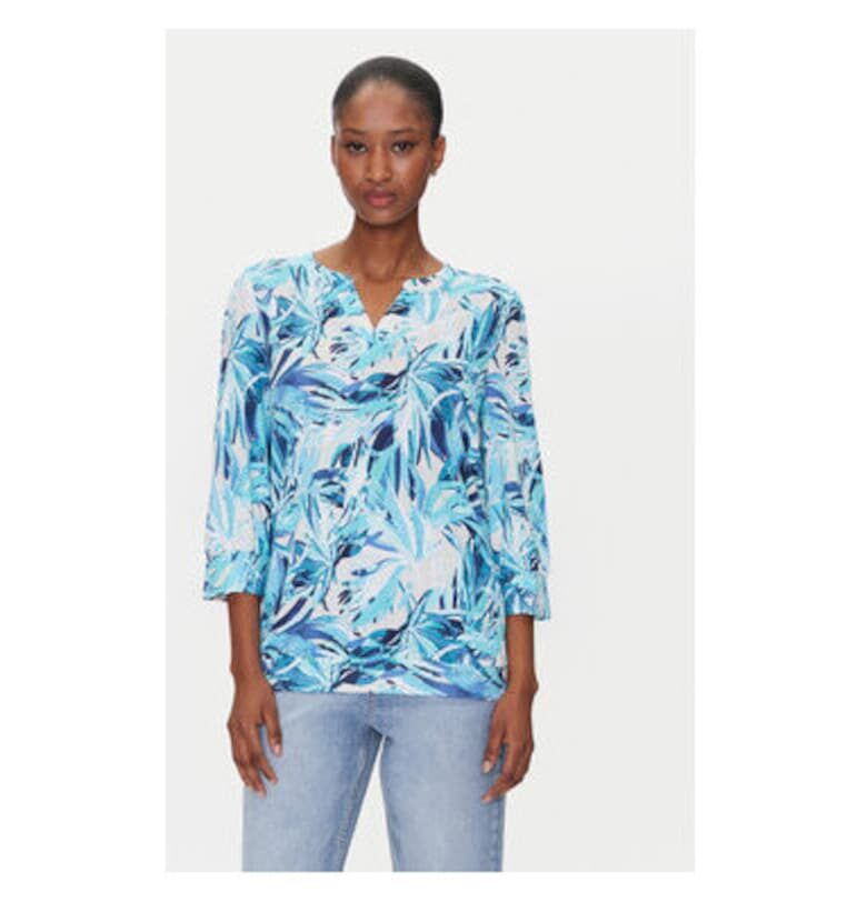 Дамска блуза  11105044 - Памук/Модал - Синя - Син Olsen