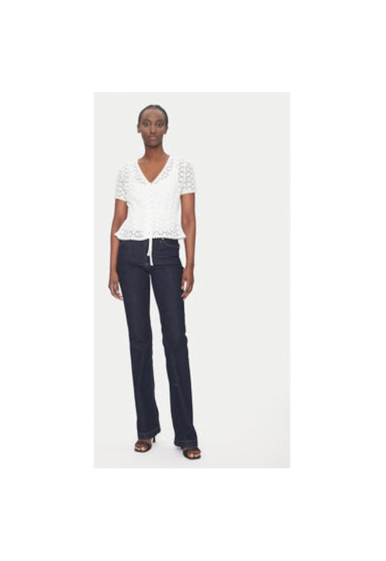 Дамска блуза 231-DATE - Полиамид/Памук - Бял - Бял Morgan