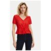Дамска блуза  231-DATE - Полиамид/Памук - Червен Morgan