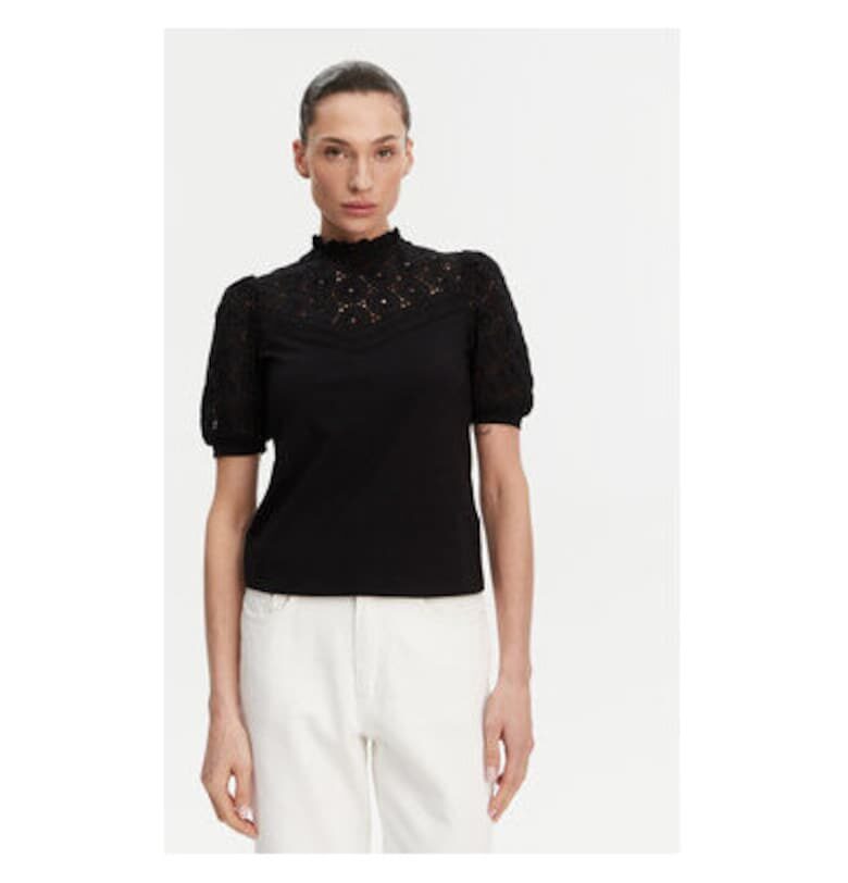 Дамска блуза  241-DULIE - Памук - Черен Morgan