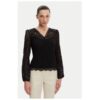 Дамска блуза  241-TOULI - Памук/Полиамид - Черна Morgan