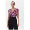 Дамска блуза  251-DPLAYA - Полиестер - Многоцветен - Многоцветен Morgan