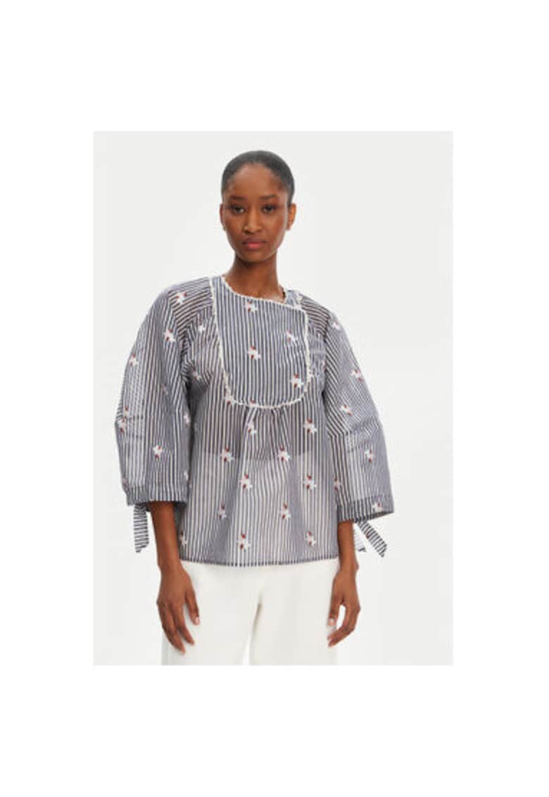 Дамска блуза 252102525224 - Памук/Полиестер - Тъмносин - Тъмносин Munthe