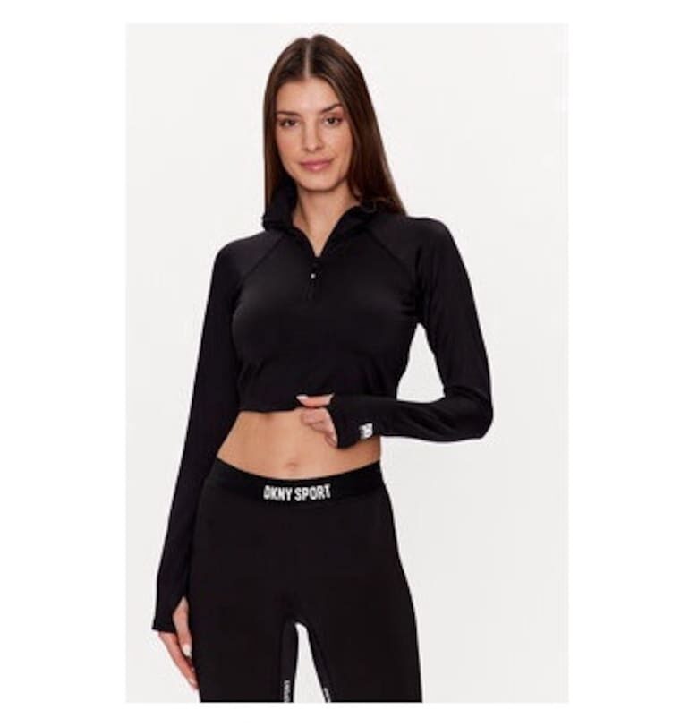 Дамска блуза -  301383284 - Полиестер - Черен - Черен dkny sport