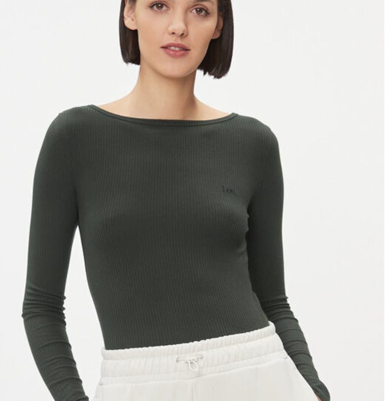 Дамска блуза -  303301842 - Полиестер/Вискоза - Сива - Сив Lee