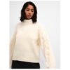 Дамска блуза - 303554200 - Рециклиран полиестер/Акрил - Бежов - Бежов Karen by Simonsen