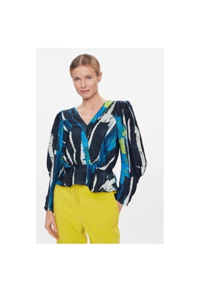 Дамска блуза - 303600730 - Полиестер - Многоцветен - Многоцветен DKNY