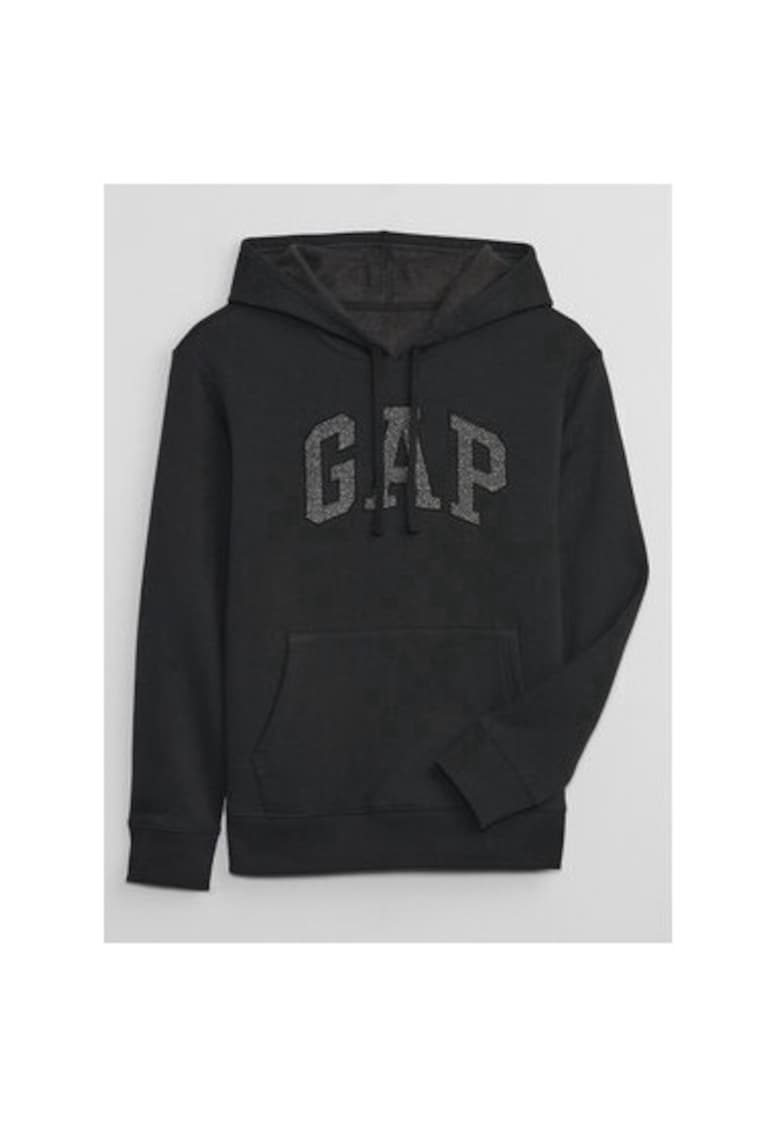 Дамска блуза - 303616083 - Памук/Полиестер - Черна - Черен GAP