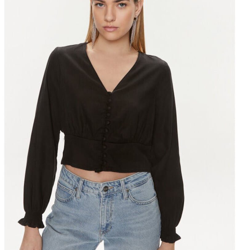 Дамска блуза -  303866181 - Лиосел/Модал - Черна - Черен Levis