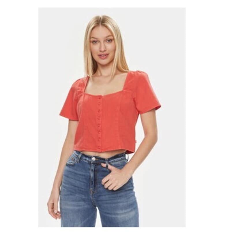 Дамска блуза -  303866624 - Памук/Памук - Розов - Розово Levis