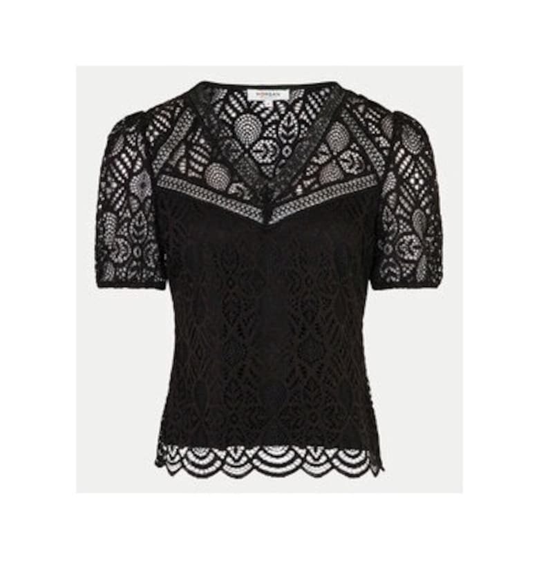 Дамска блуза  303918149 - Памук/Полиамид - Черен Morgan