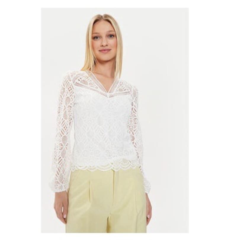 Дамска блуза -  303919214 - Памук/Полиамид - Бежов Morgan