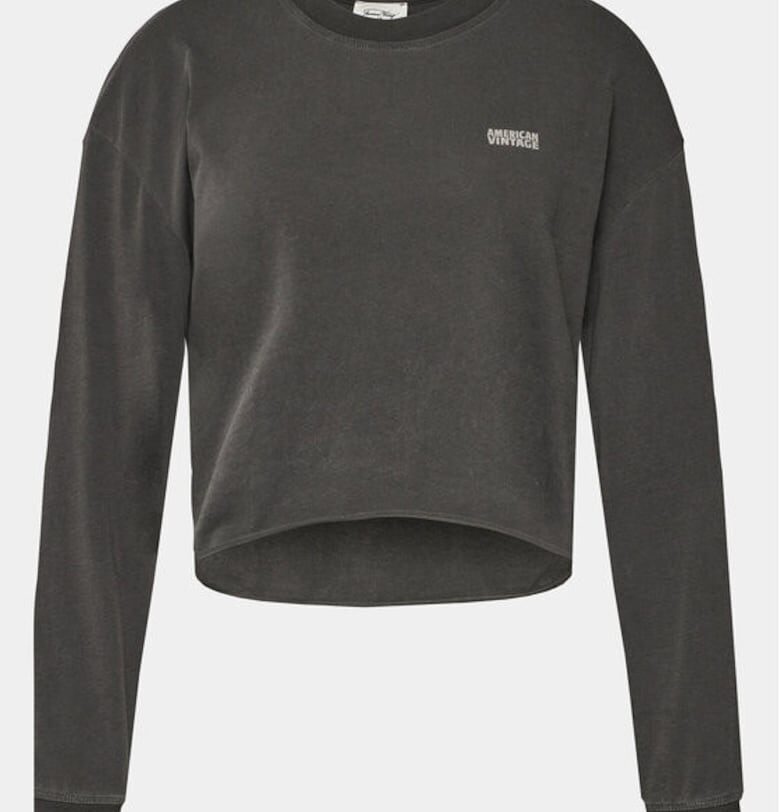 Дамска блуза -  303927301 - Памук - Сива American Vintage