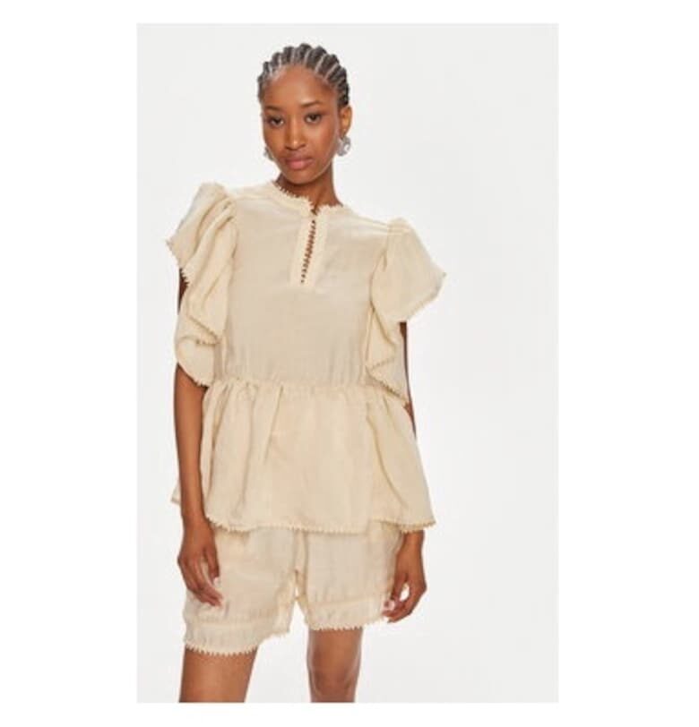 Дамска блуза -  304000324 - Модал/Полиестер - Бежов - Бежов Munthe