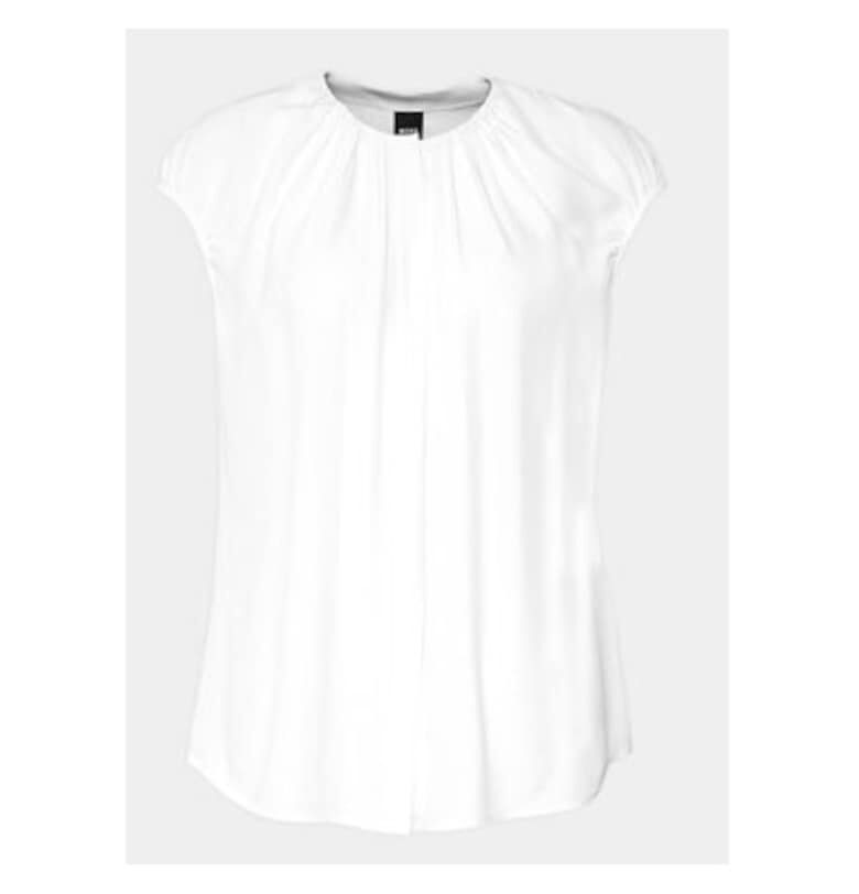 Дамска блуза -  304011405 - Ацетат/Вискоза - Бяла - Бял BOSS