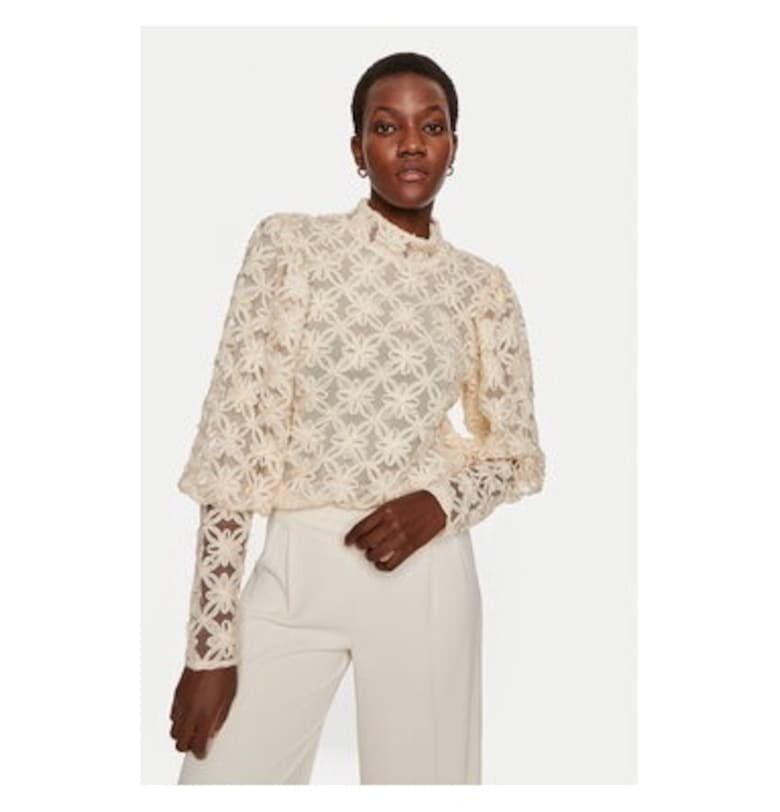 Дамска блуза -  304135262 - Полиестер - Бежов Munthe