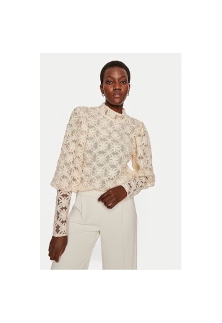 Дамска блуза - 304135262 - Полиестер - Бежов - Бежов Munthe