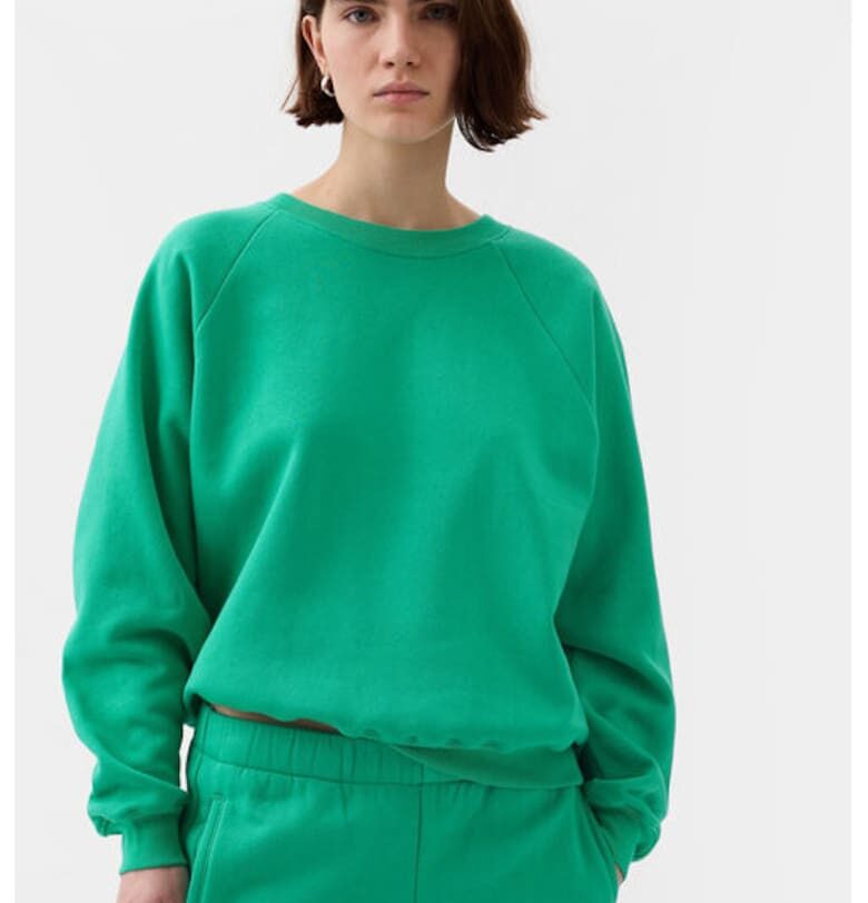 Дамска блуза -  304144462 - Памук/Полиестер - - Зелен GAP