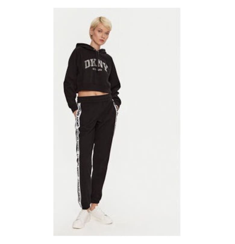 Дамска блуза -  304197642 - Памук/Полиестер - Черна - Черен dkny sport