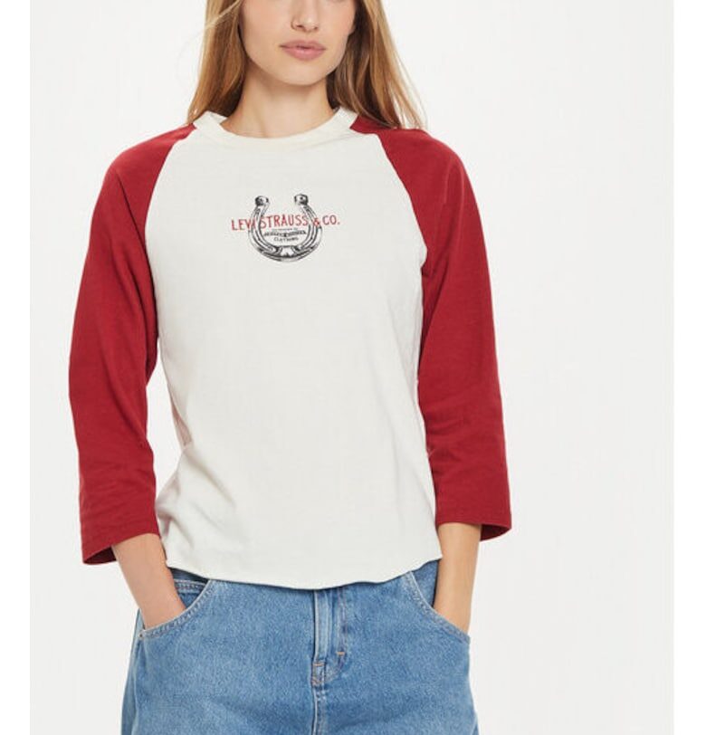 Дамска блуза -  304253904 - Памук - Многоцветен - Многоцветен Levis