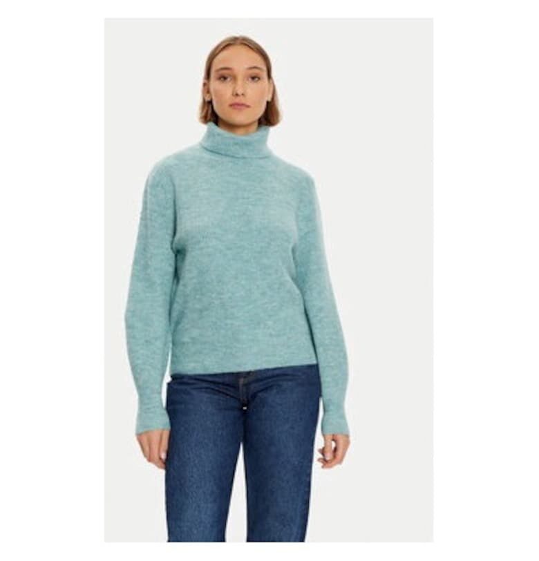 Дамска блуза -  304283994 - Полиестер/Акрил - Синя - Син Lee