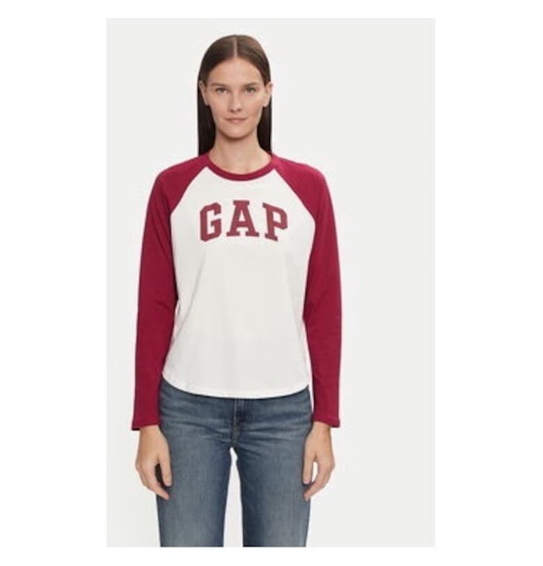 Дамска блуза -  304454325 - Органичен памук - Черна - Черен GAP