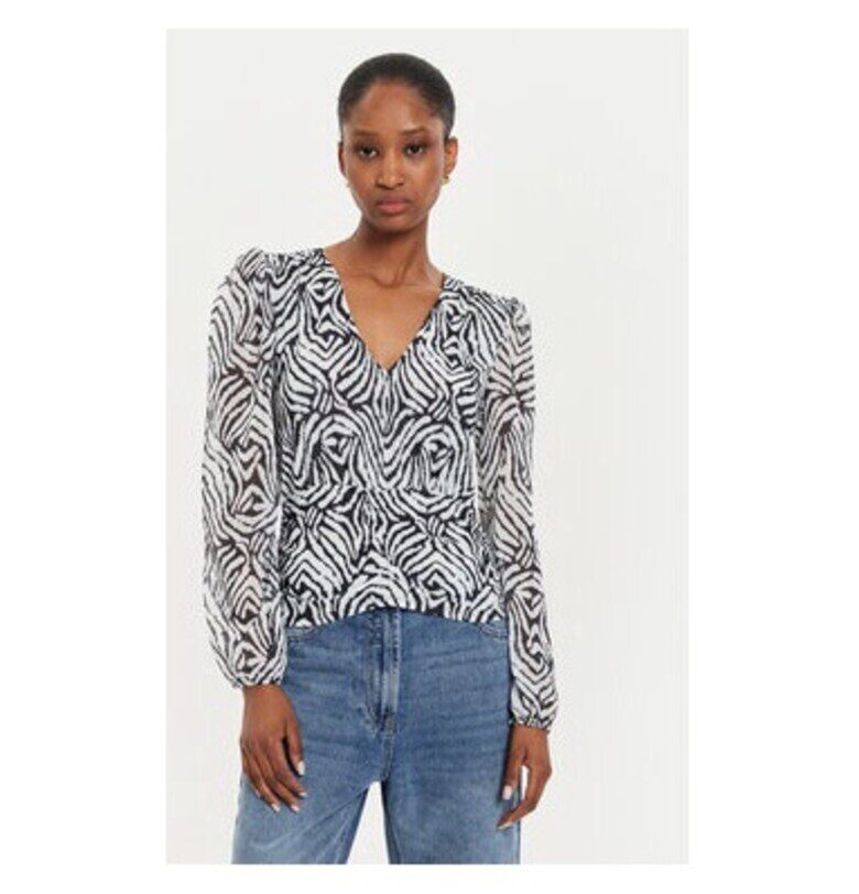 Дамска блуза -  304480324 - Полиестер - Черен - Черен Morgan