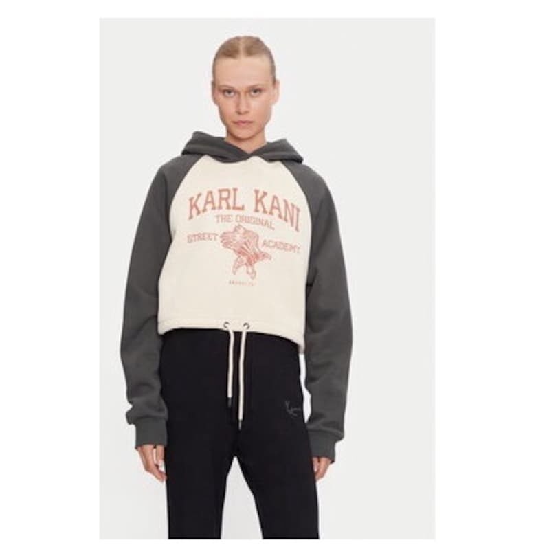 Дамска блуза -  304487705 - Памук/Полиестер - Бежов - Бежов Karl Kani