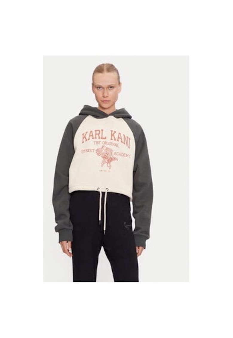 Дамска блуза - 304487705 - Памук/Полиестер - Бежов - Бежов Karl Kani